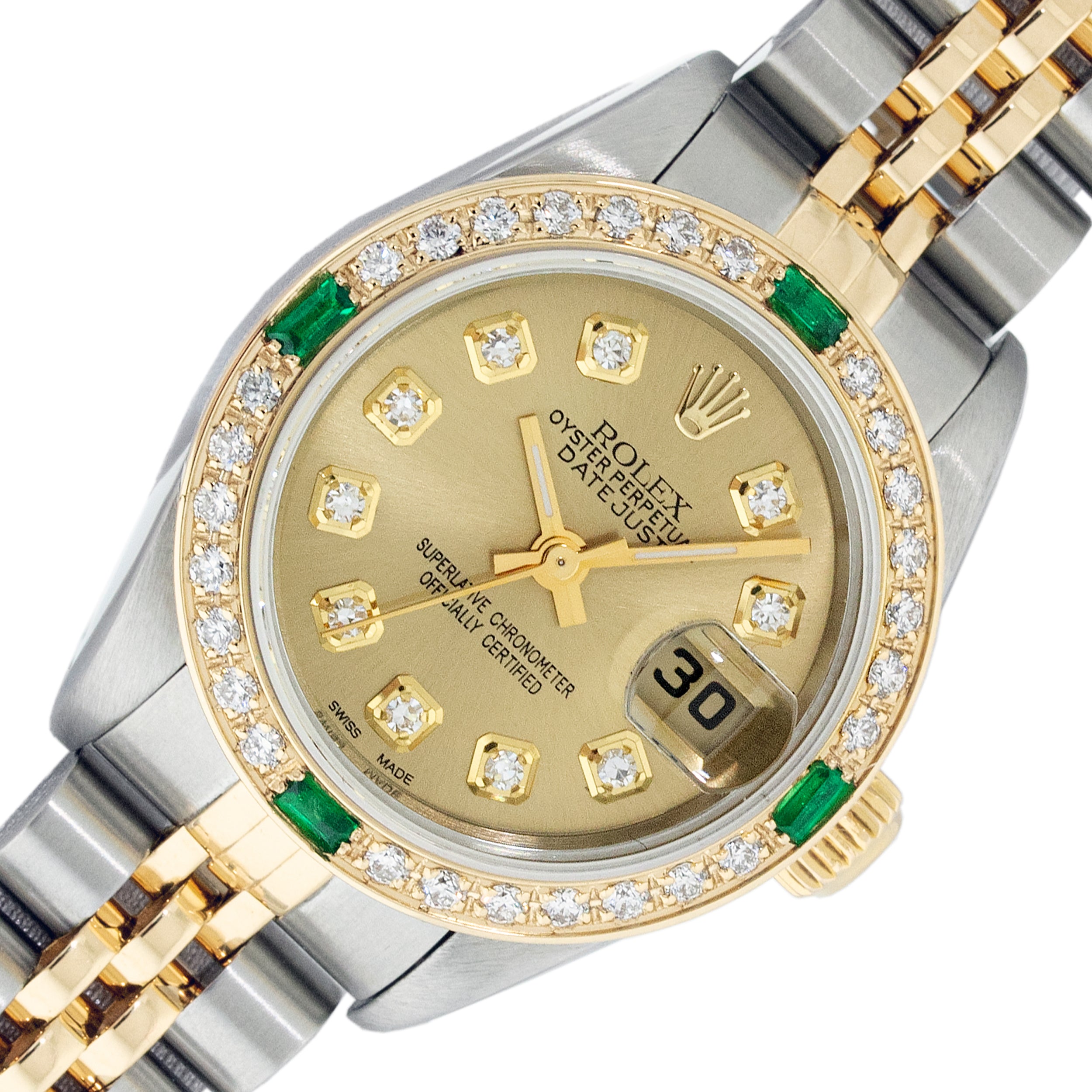 Rolex Lady-Datejust Champagne Diamond Dial & Bezel